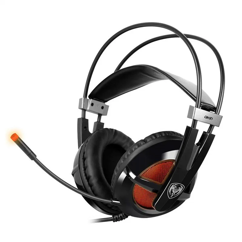 Somic 7 1 объемный звук игровые usb наушники стереогарнитура для игр audifonos над ухом с