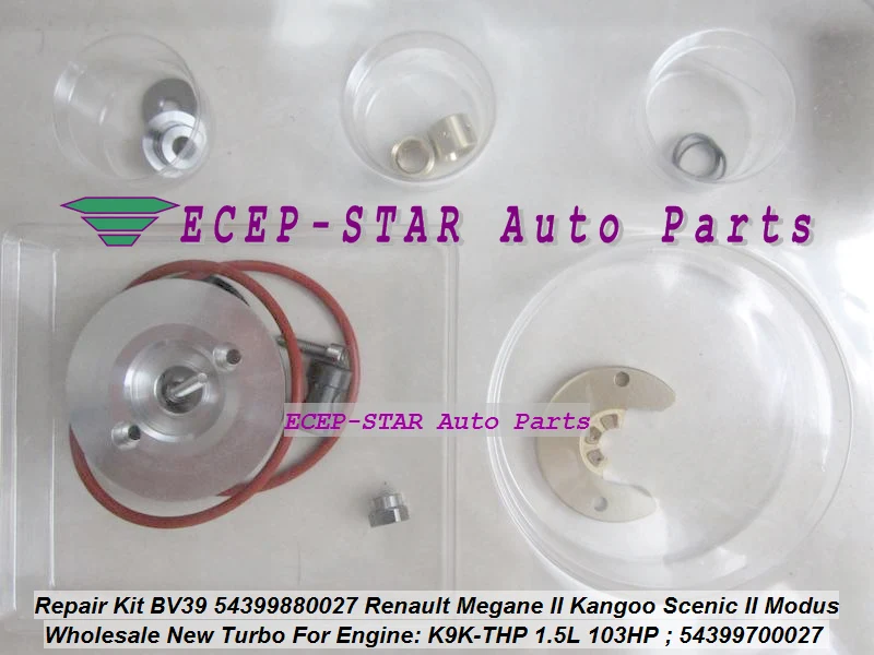 DAIFe Turbo Repair Kit BV39 54399880027 54399700027  Renault Megane II Kangoo Scenic II Modus K9K-THP 1.5L