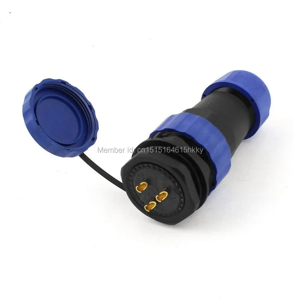 

Waterproof Aviation Plug Socket SD28 28mm 3 Pin 3P Panel Mount Connector IP68