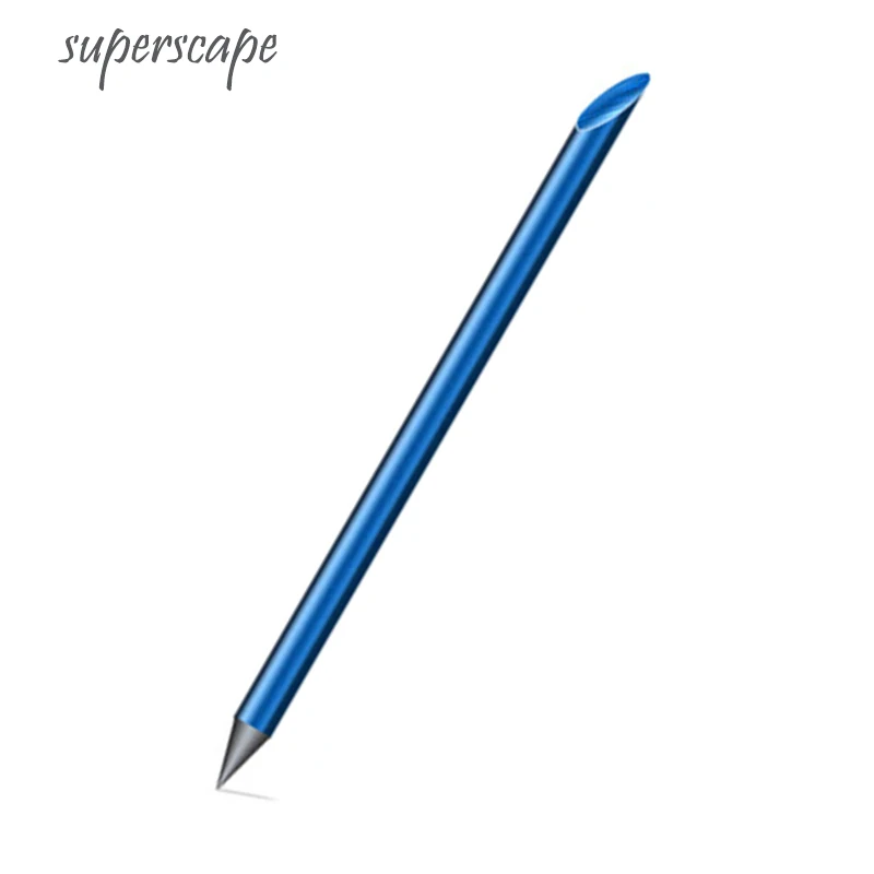 

Novelty Blue Nib Cool Eternal Pen Undead Full Metal Fountain Gift Inkless Beta Pens Luxury Writing Everlasting Pen Office School