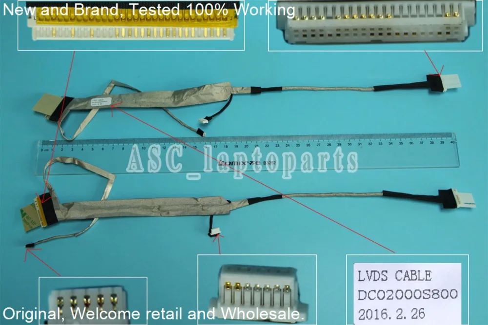 NEW Original LCD LED Video Flex Cable For TOSHIBA L500 L500D L505 L505D