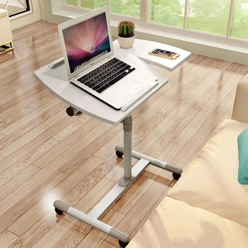 LK579 Portable Simple Laptop Table for Bed Height and Angle Adjustable Computer Desk Office Desk wi