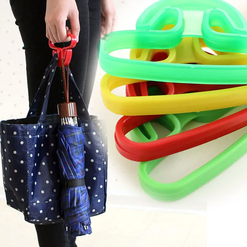2Pcs High Strength Mixed Color Shopping Grocery Bag Holder Handle