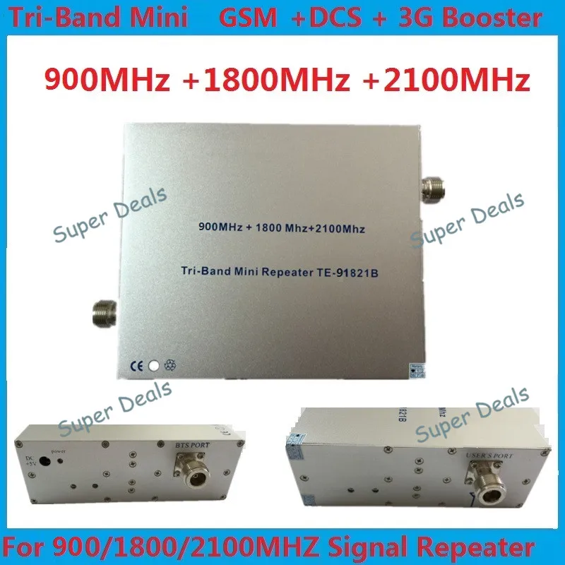 

Triband cell phone signal booster Amplifier 4G 3G 2G GSM Repeater mi band 3 mobile signal repeater lte cellular signal booster