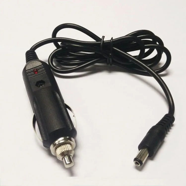 1.5m Car Charger Plug to DC5.5*2.1 Plug Quick Connector 5A/2464/20AWG