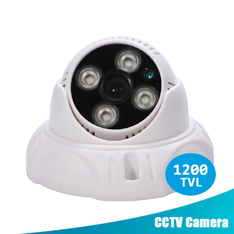 CCTV Security Camera 1200TVL 1/3" SONY CMOS 4 Array IR LED Color Night