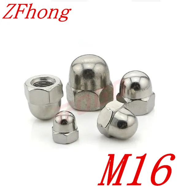 4pcs DIN1587 Acorn Nuts M16 stainless steel 304 Cap Nut Acorn Dome Head