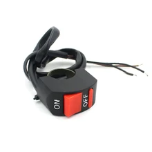 Прочный Универсальный мотоциклетный руль для мотоцикла крепление аварийный свет вкл/выкл кнопка выключения переключатель остановки выключателя