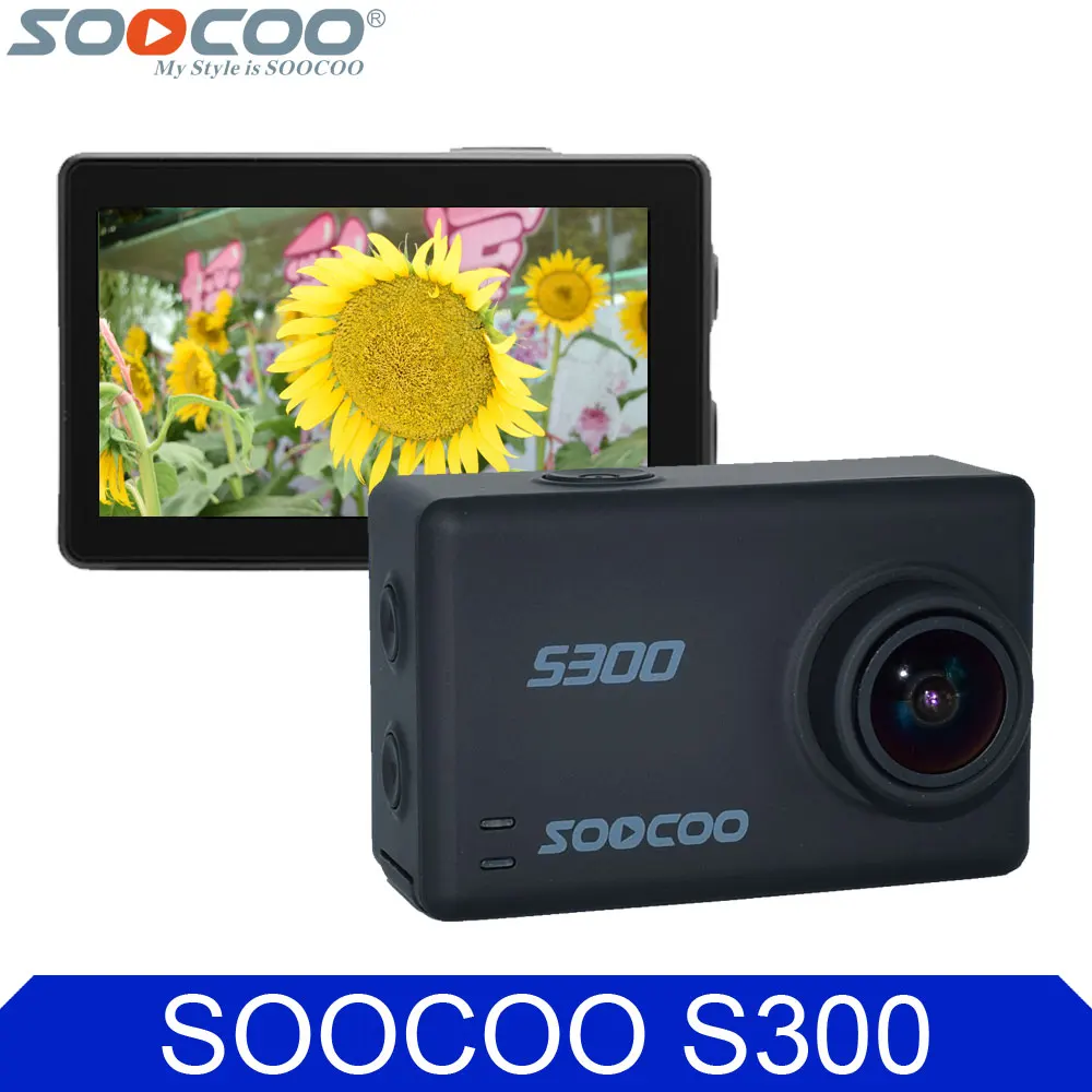 ﻿Buy SOOCOO S300 4K 30fps 1080P 120fps Action Camera 2.35 Inch Touch
