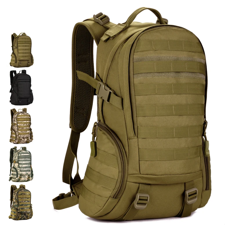 

35L Quality 14" Laptop Military Tactical Backpack Climbing Hiking Fishing Trekking Bag Gear Molle System Sports Rucksack S416