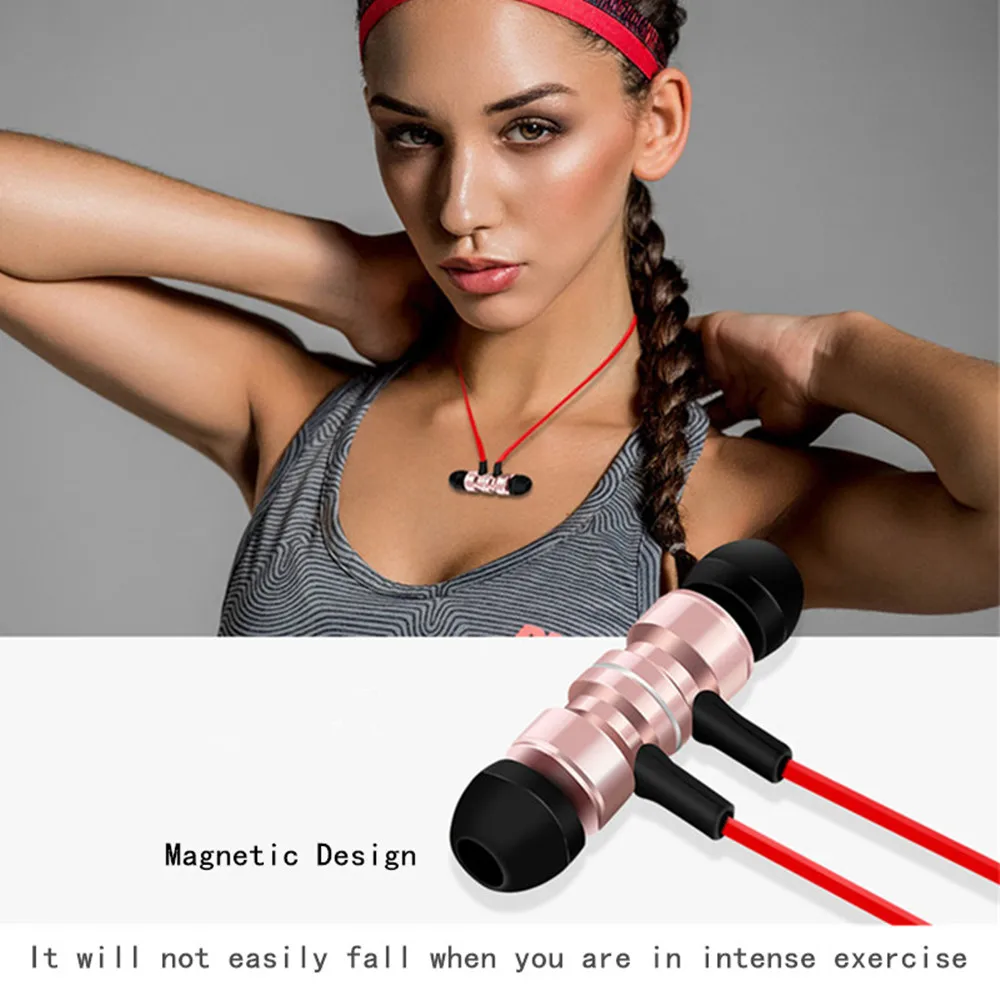 Bluetooth Earphone Headset Wireless Earphones SweatProof Magnetic Sport Stereo Earpiece fone de ouvido for xiaomi Mobile Phone