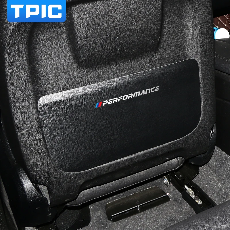 TPIC автомобильный анти-грязный коврик Защита ПВХ наклейки крышка отделка спинки сиденья анти-удар коврик автомобильный Стайлинг для BMW F10 G30 5 серии аксессуары