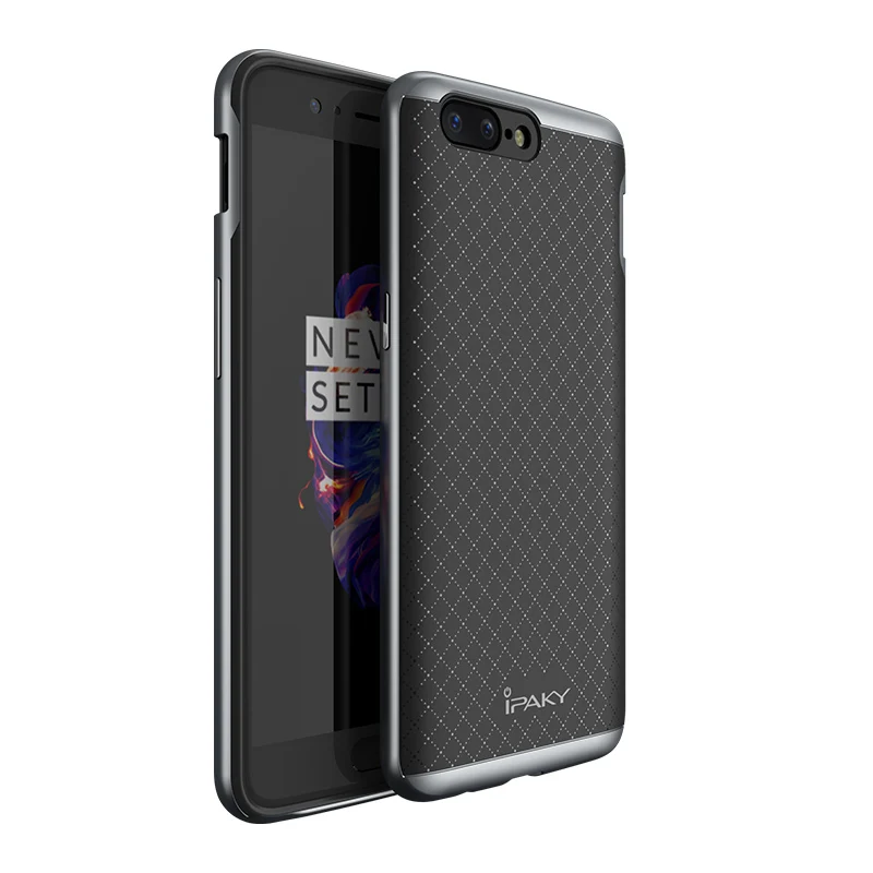 100% Оригинальный Чехол iPaky для Oneplus 5 роскошный модный силиконовый чехол-накладка