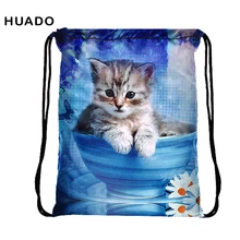 Женские рюкзаки на шнурке, Новые забавные школьные сумки для студентов колледжа для девочек