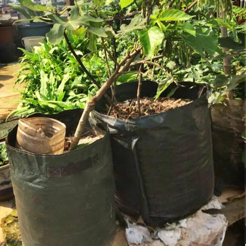 Картофель рост посевов мешок выращивать кашпо из полиэтиленовой ткани посадки контейнер мешок овощная садоводческая jardineria утолщаются садовый горшок
