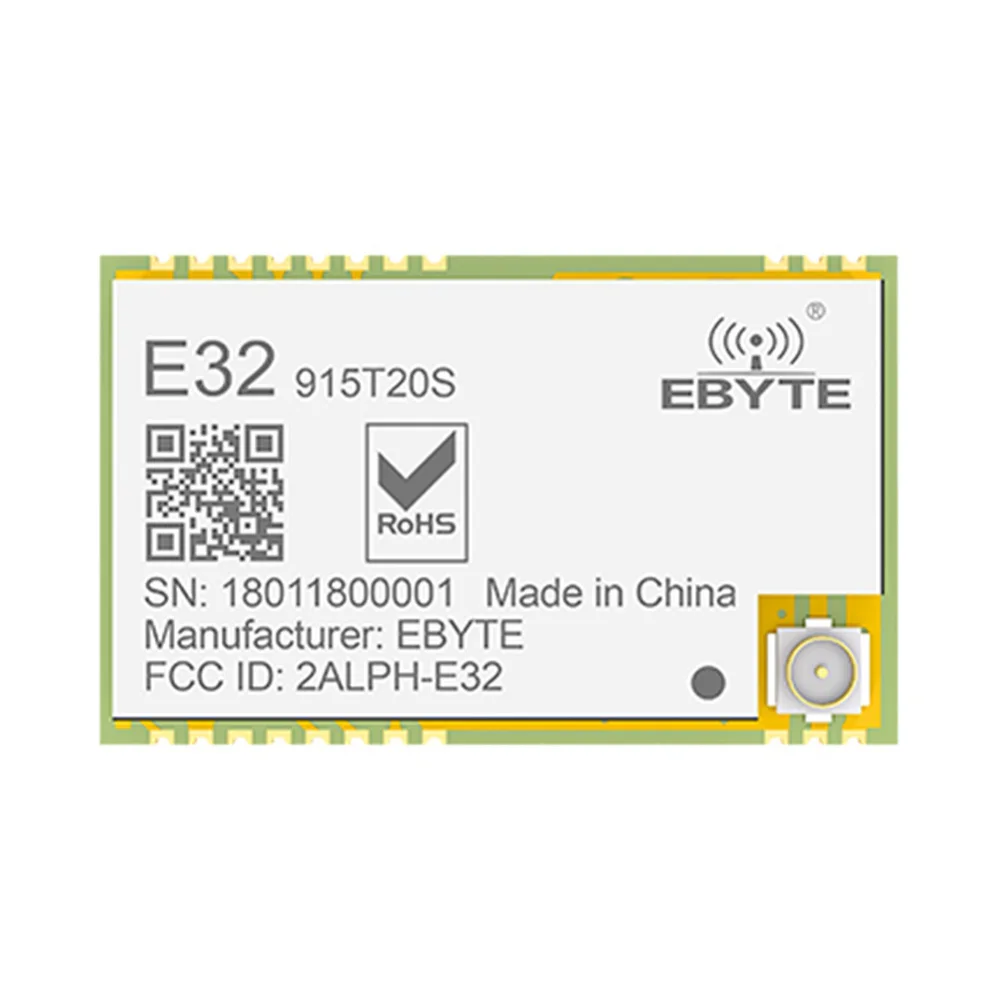 

E32-915T20D Lora Long Range UART SX1276 915mhz 100mW SMA Antenna IoT uhf Wireless Transceiver Transmitter Receiver Module