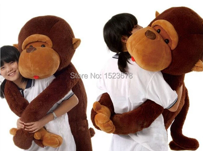 FreeShipping110CM42StuffedMonkeyPlushToyMonkeyGiantMonkey