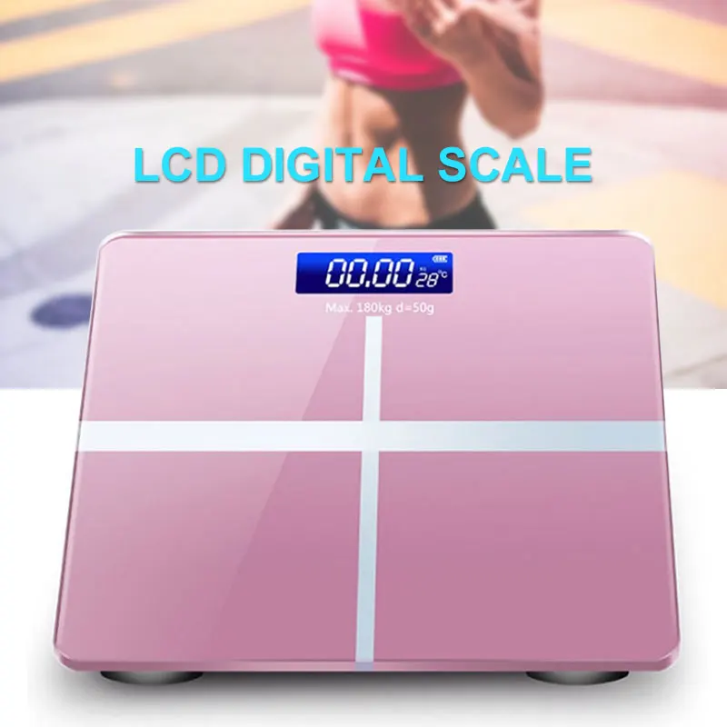 

Electronic Weighing Scales Body Fat Scale Electronic Weight Scale USB Charging Keep Shape LED Digital Display Smart