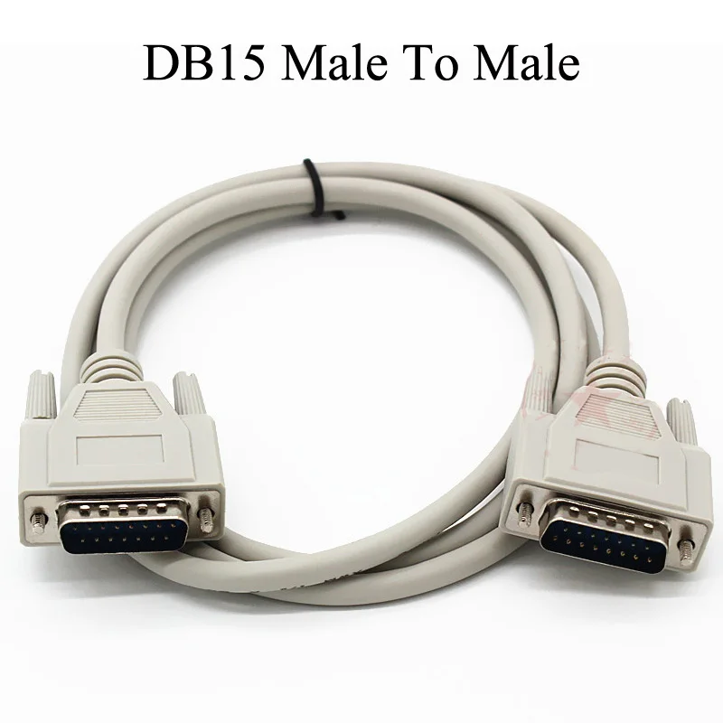 

NEW PVC Shielded Two rows DB15 To DB15 15Pin Male to 15 Pin Male Female Extension Cable