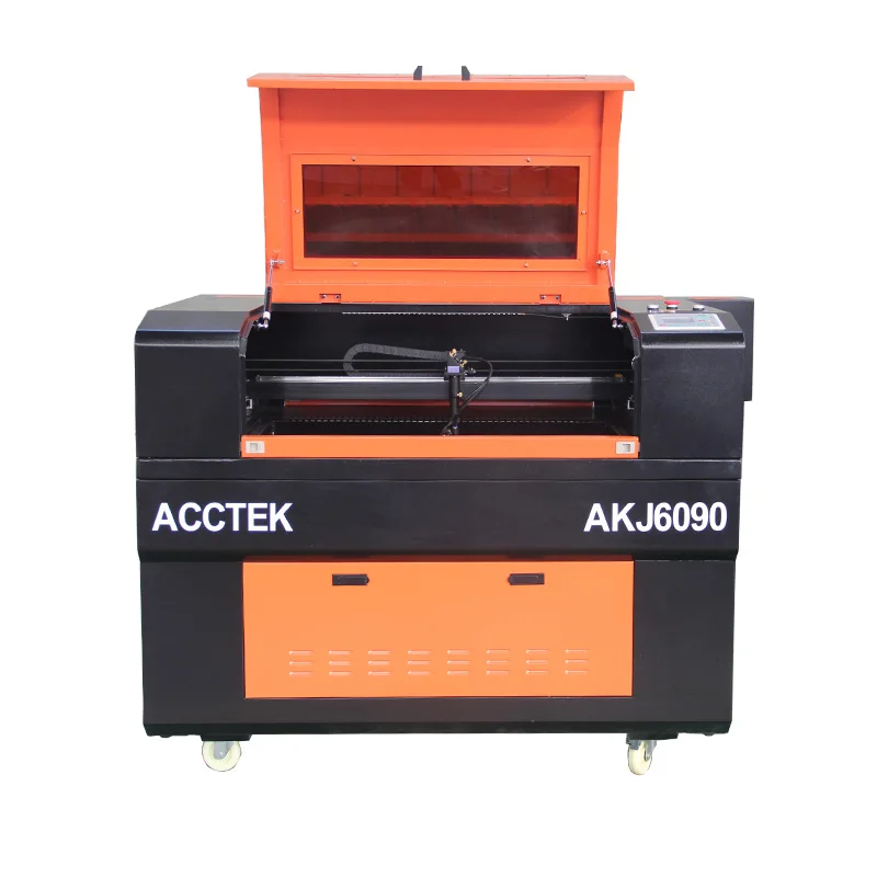 Acctek 80 Вт 100 150 cnc co2 лазерный резак по дереву акриловая кожа лазерная