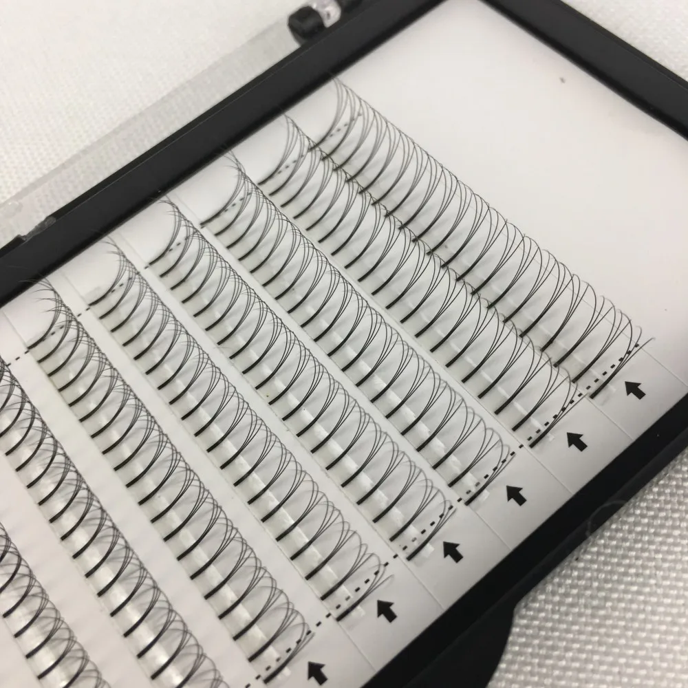 3 Trayslot Charming 3D Eyelash C and D Curl Long Silk Grafted Lash False Mink Eyelash Extensions Russia Volume 100% Handmade (15)