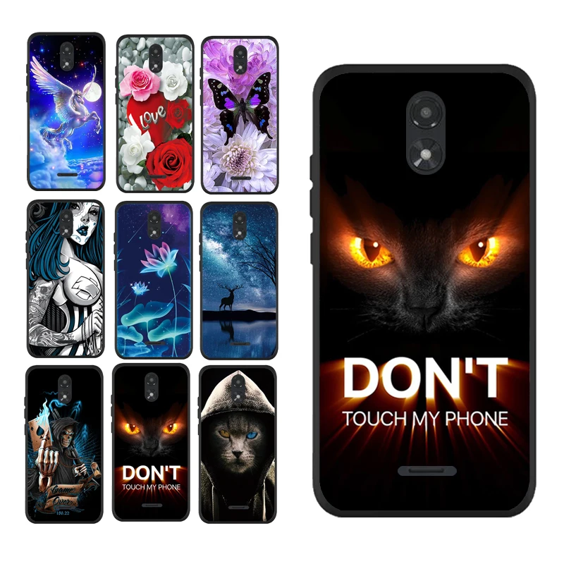 

Don't Touch My phone Animal Gold Eyes Print Case Cover for DEXP BS650 Shell Bag Housing