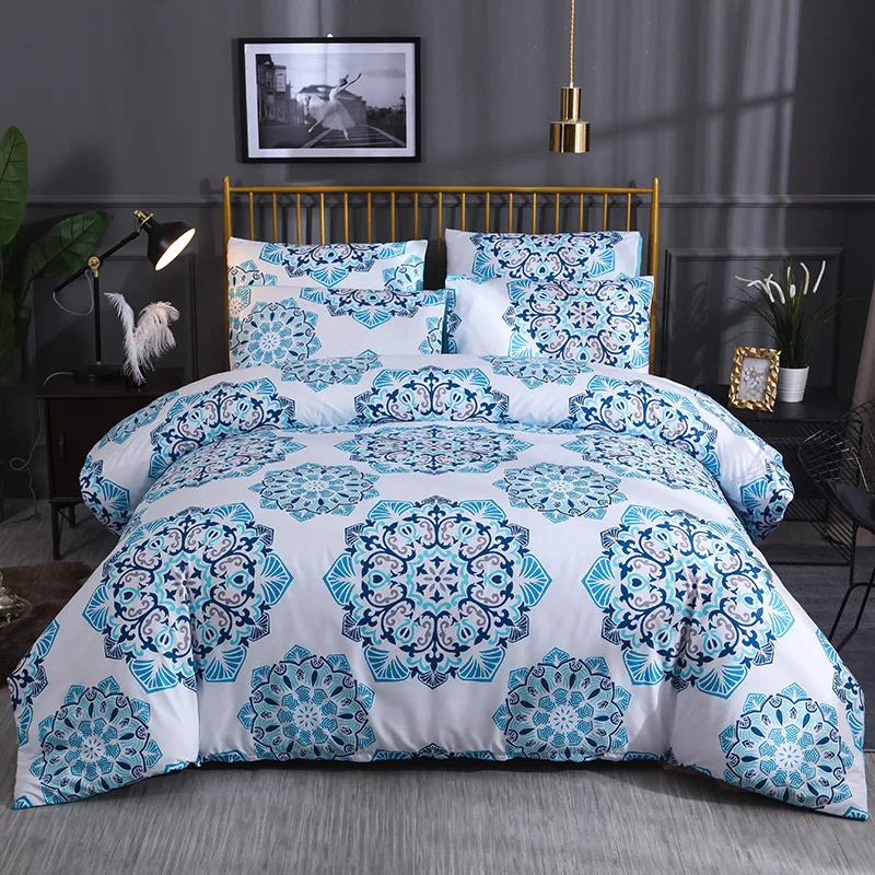 

Bohemian Ethnic Style 3 pcs Bedding Sets Include Soft Duvet Cover Pillowcase Bedding Linens Home Textile