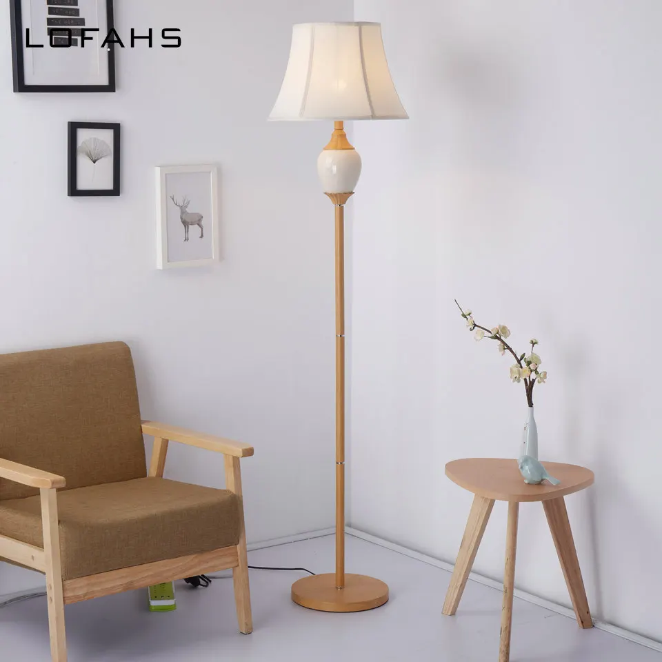 YX9016-L Modern Porcelain Floor Lamp for Living Room, Bedroom, Bedside, Piano & Reading Areas - Stylish Deco Standing Light image 3