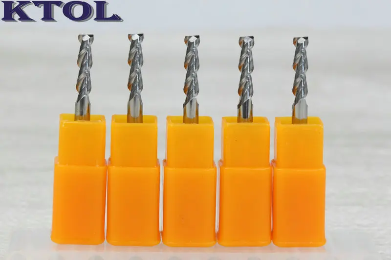 double flute carbide aluminium milling cutter_1