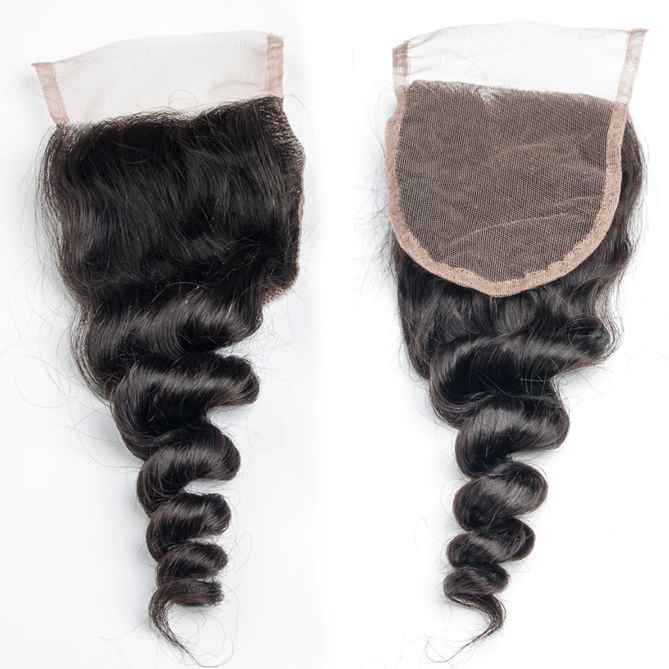human hair bundles with closure