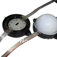 56 мм диаметр WS2811 светодиодный пиксельный модульный, инжекторного типа, 1,44 Вт, 6 шт. внутренние светодиоды, DC12V вход; IP68; молочное покрытие