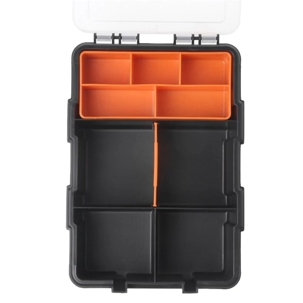 F-156 Portable Plastic Tool Parts Storage Box Suitcase Electrician Tool Box Suitcase Case Holder For Storage Tools