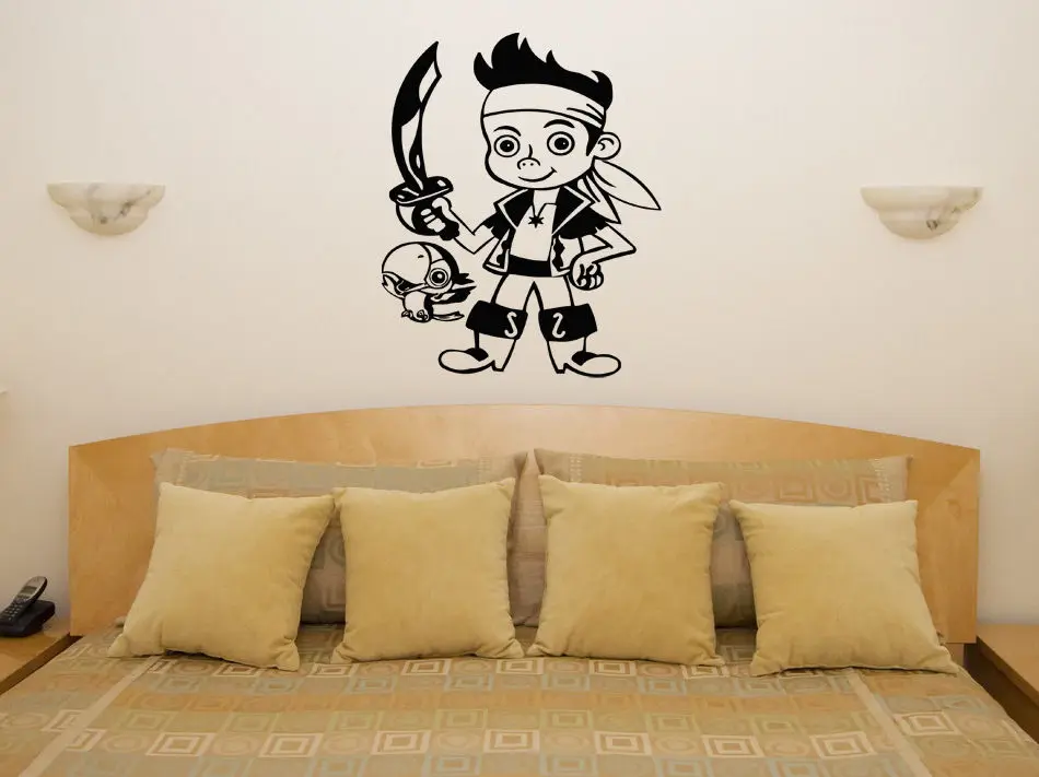 Cool Pirate Swords Children's Kids room vinly Art Decal Sticker Picture Poster os1654 | Дом и сад