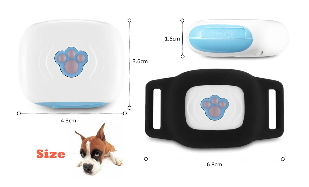 Smart MiNi Pet gps A gps LBS трекер ошейник беспроводной Bluetooth gps локатор малыш Pet трекер анти-потеря сигнализации Z30