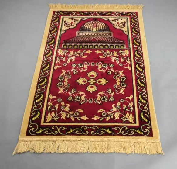 Новый жаккард Исламская мусульманская молитва коврик Salat Musallah Молитвенный Ковер