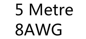 4 6 7 8 10, 11, 12, 13, 14, 15, 16, 17, 18, 20, 22, 24, 26 28 30 AWG теплозащитные мягкий силиконовый проводной кабель для RC Heli Drone высокое Температура - Цвет: 5 Metre 8AWG