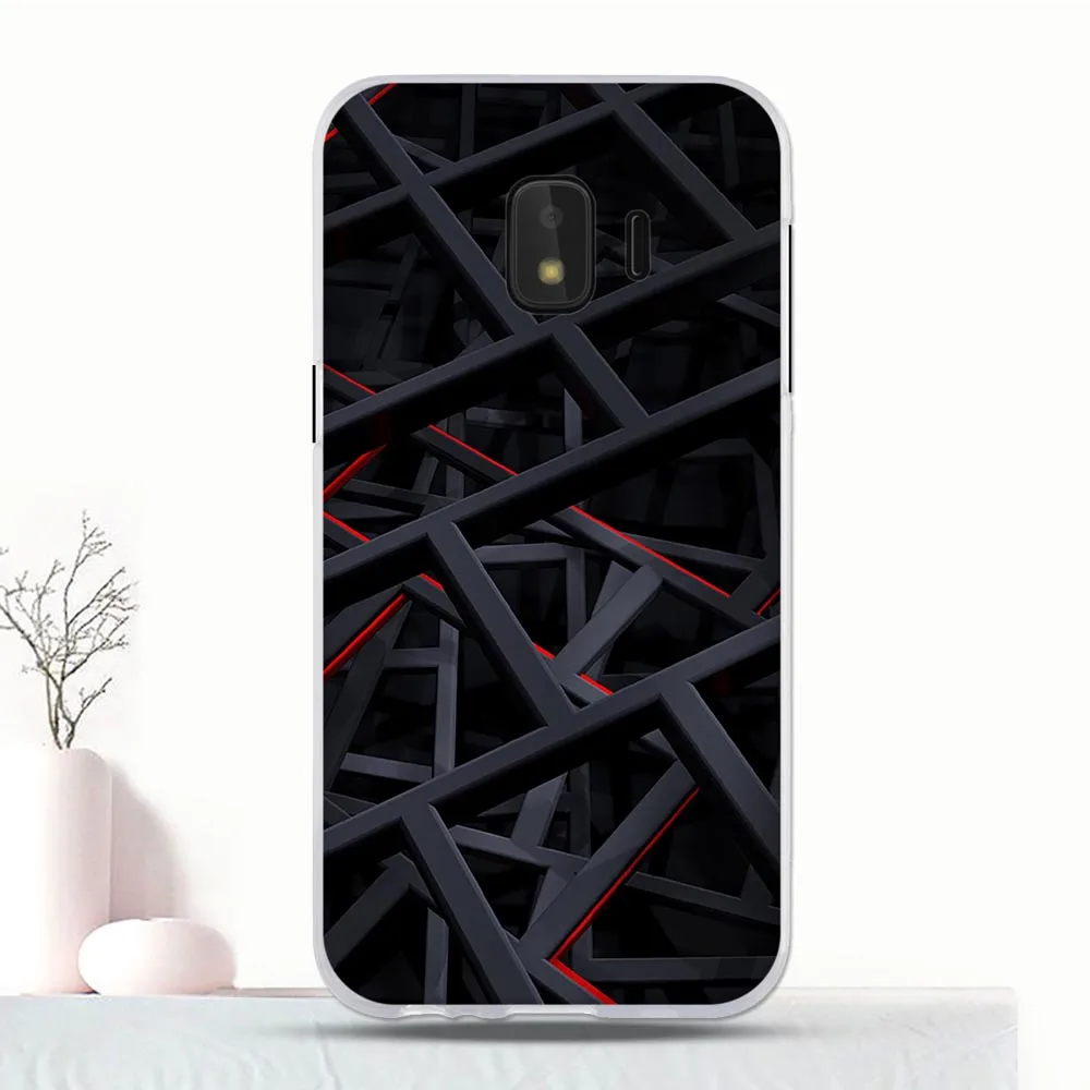 Для Samsung Galaxy J2 Core TPU чехол для телефона рельефный 3D принт J260 силиконовый