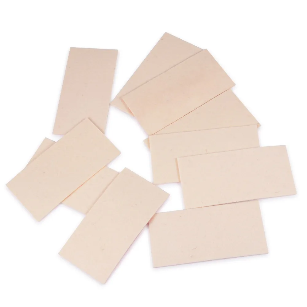 Spare Wool Felt Cloth 10pcs for 10cm Vinyl Film Squeegee