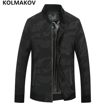 

KOLMAKOV 2019 Bomber Jacket Men Brand Casual Solid Color Homme Fashion Men's Jackets Slim Fit Windbreaker Coats Masculino
