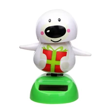 LEEPEE Dashboard Decoration аксессуары для интерьера с самоклеющимся автомобильным орнаментом Рождественский Снеговик качающийся игрушка кукла