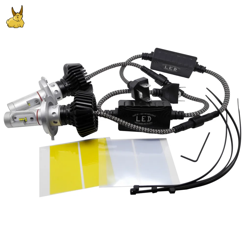 

Car Headlight H4 Hi-Lo Beam LED 30W 3000lm Auto Bulb Headlamp 6000K Light For Volkswagen Chrysler Audi bmw Ford Renault Toyota