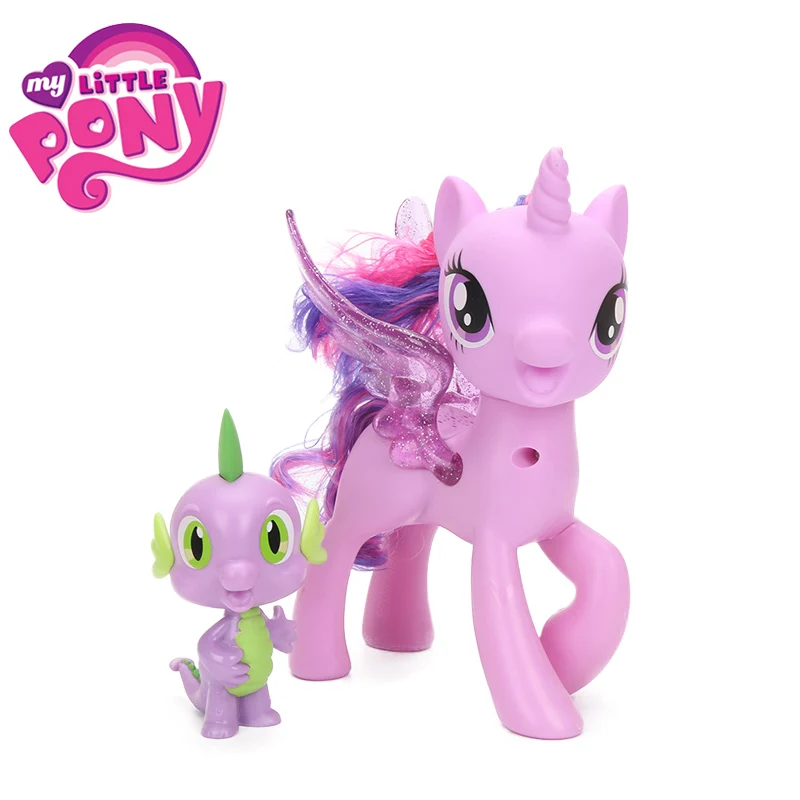 Электронные игрушки My Little Pony Princess Twilight Sparkle& Spike Дракон дружба дуэт ПВХ фигурка Коллекционная модель