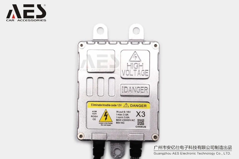 

AES 45W Canbus HID Xenon Ballast Decoding Conversion Replacement Error Free Anti-Interference H1 H3 H3 H7 H11 H13 Car Headlight