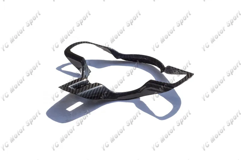 2008-2012 Mitsubishi Lancer Evolution X Coltspeed Style Steering Wheel Cover DCF Twill Weave & Glossy Finish (6)