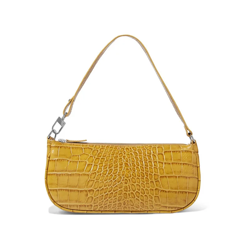 Женские сумки из крокодиловой кожи, дизайнерские сумки, дамские модные лакированные кожаные сумки, повседневные сумки-мессенджеры, ретро сумки-тоут - Цвет: yellow
