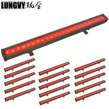 

Free Shipping 16pcs/Lot 24x4w 4in1 RGBW Led Wall Washer Outdoor DMX512 IP65 Chinese Led Linear