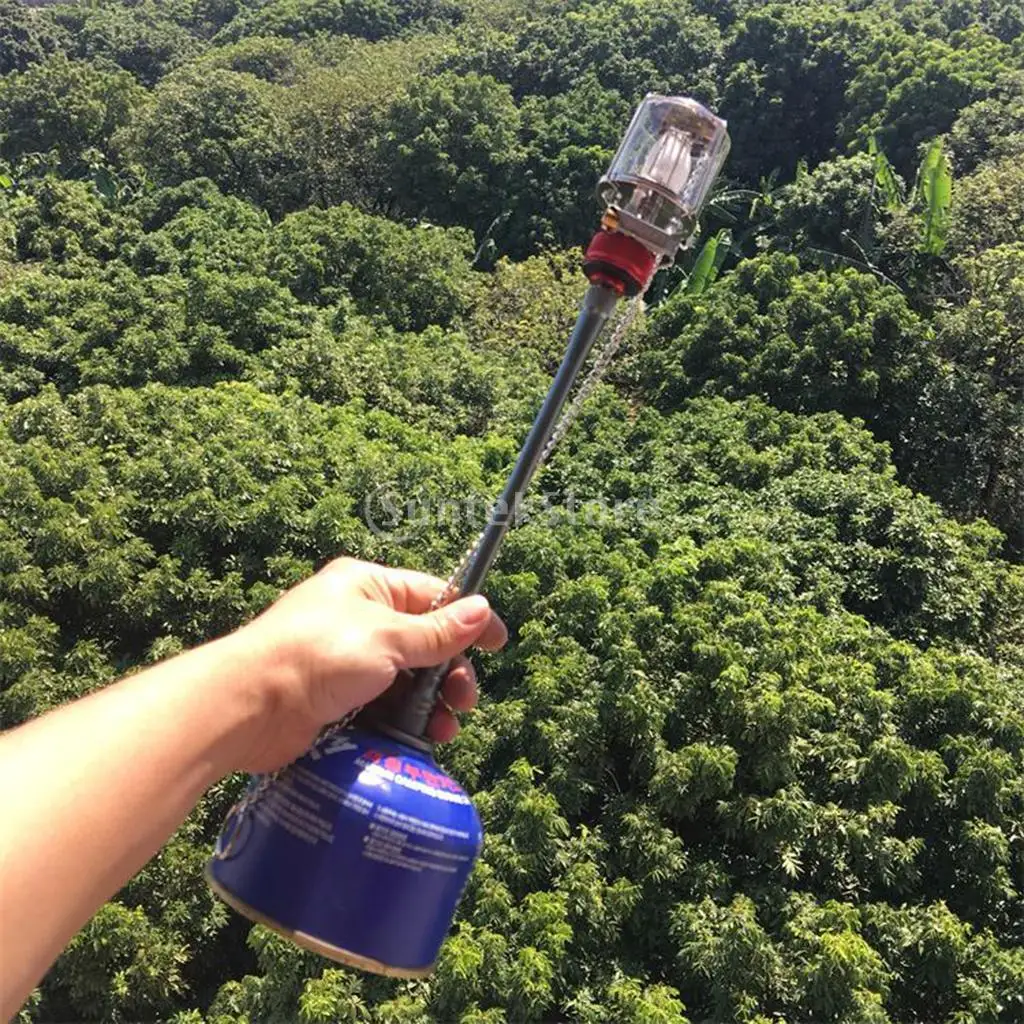 Aluminum Alloy Gas Lantern Pole Heightening Pole Camping Hiking Picnic BBQ Outdoors