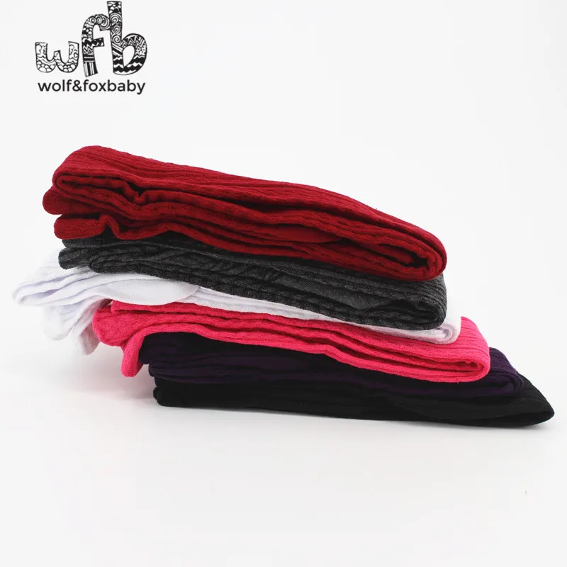 Retail 2-7years tights stockings candy color thickened children Kids infant Baby Combed Cotton spring autumn fall winter