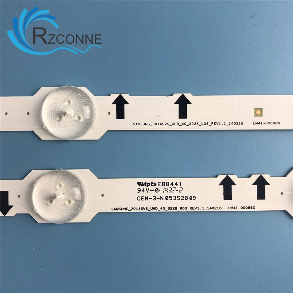 Фото Светодиодная подсветка ленты 9 светодиодный s для UA40HU5900J LM41-00088W/X CY-GH40HGLV3H ЖК-монитор 2014SVS-UHD-40-3228-L06/R03 №3
