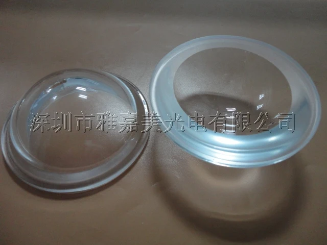 

Street lights,Explosion-proof Lamp LED lens diameter 67mm concave convex lenses, High power LED optical glass lens